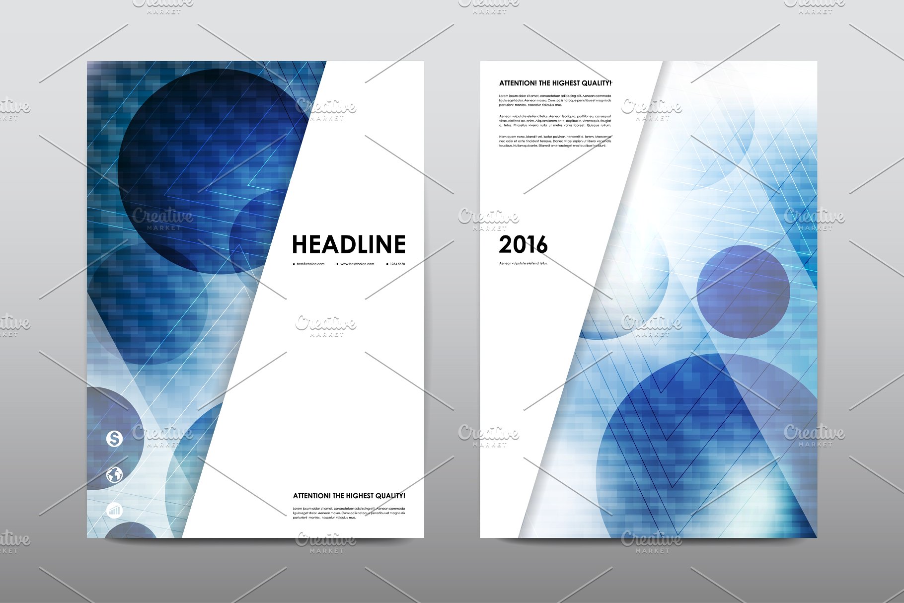 50+商业企业宣传小册子模板 50+ Business Brochures Bundle插图(1)