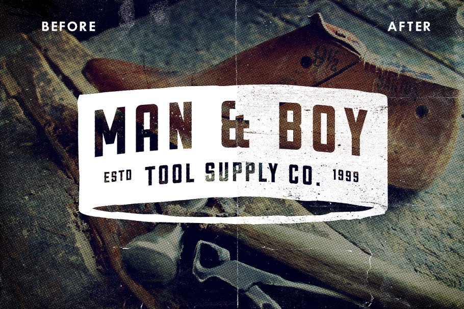 9款手绘复古Logo设计模板 9 Hand Drawn Vintage Logos插图(4)