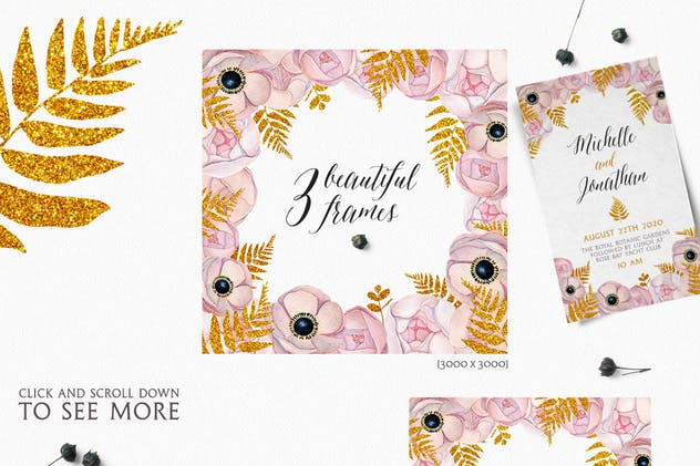 神奇白色魔法水彩插画集 WHITE MAGIC watercolor set插图(6)