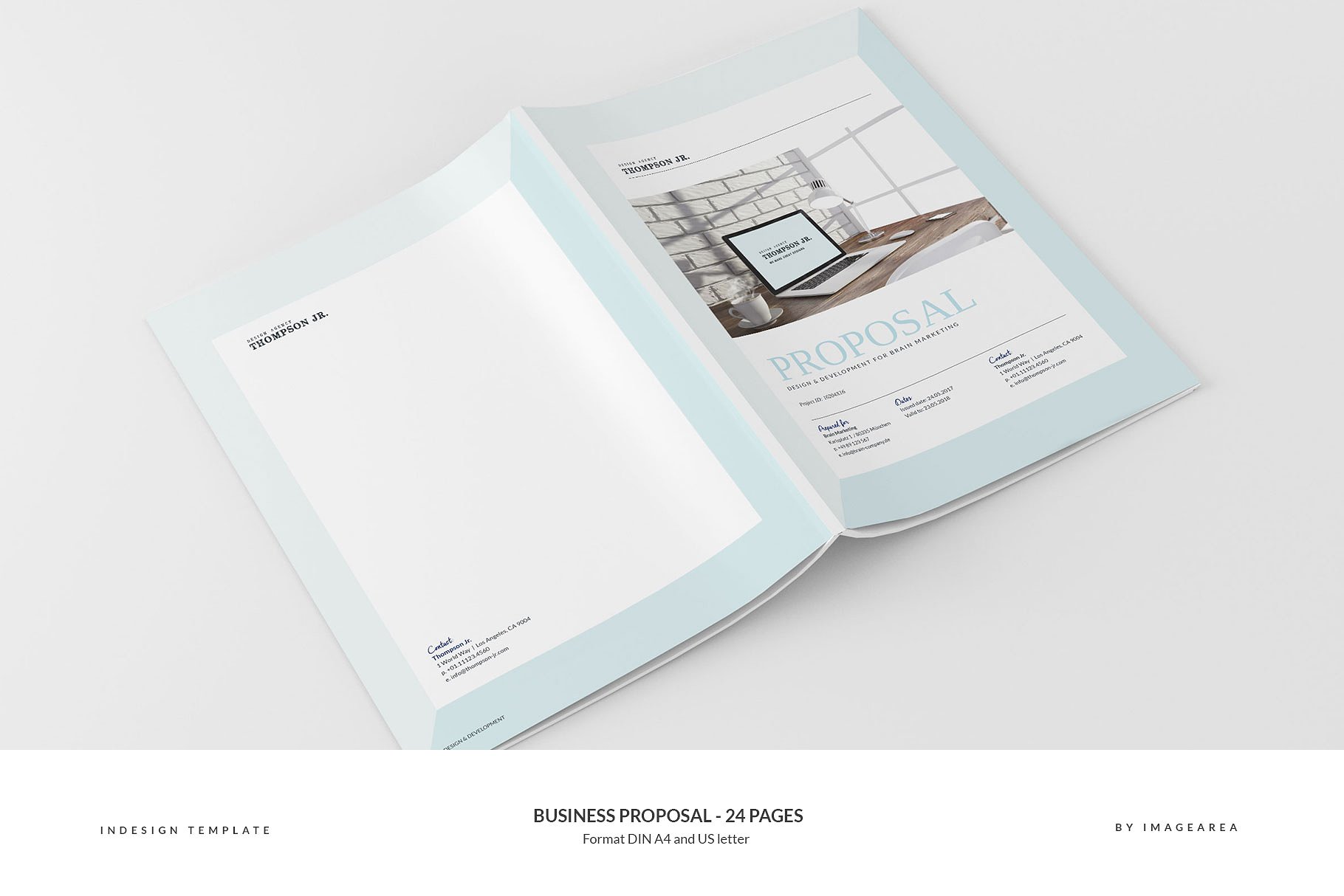 商业策划书计划书设计模板 Business Proposal – 24 pages插图(1)