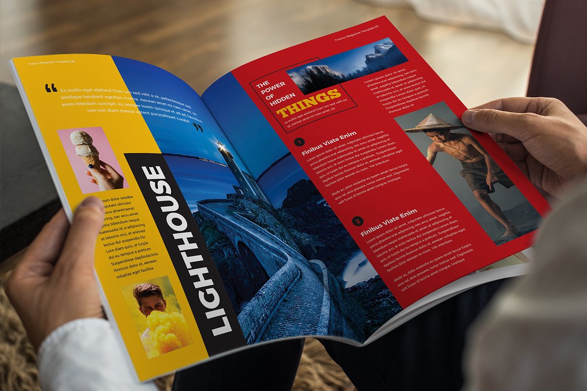 30页时尚的旅行、投资组合杂志模板下载[indd]插图(1)