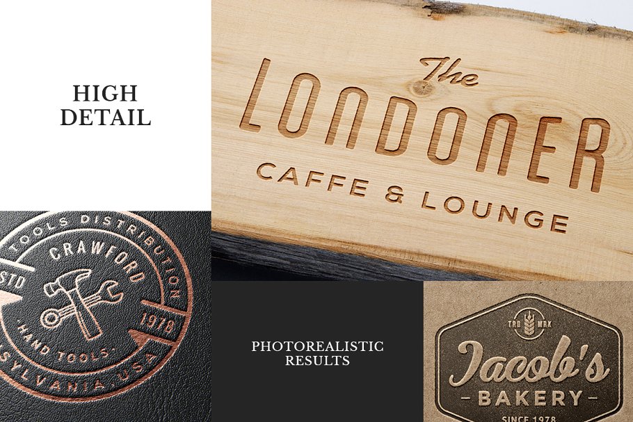 10款Logo/徽标样机模板 10 Logo/Badge Mock-Ups Vol.3插图(2)