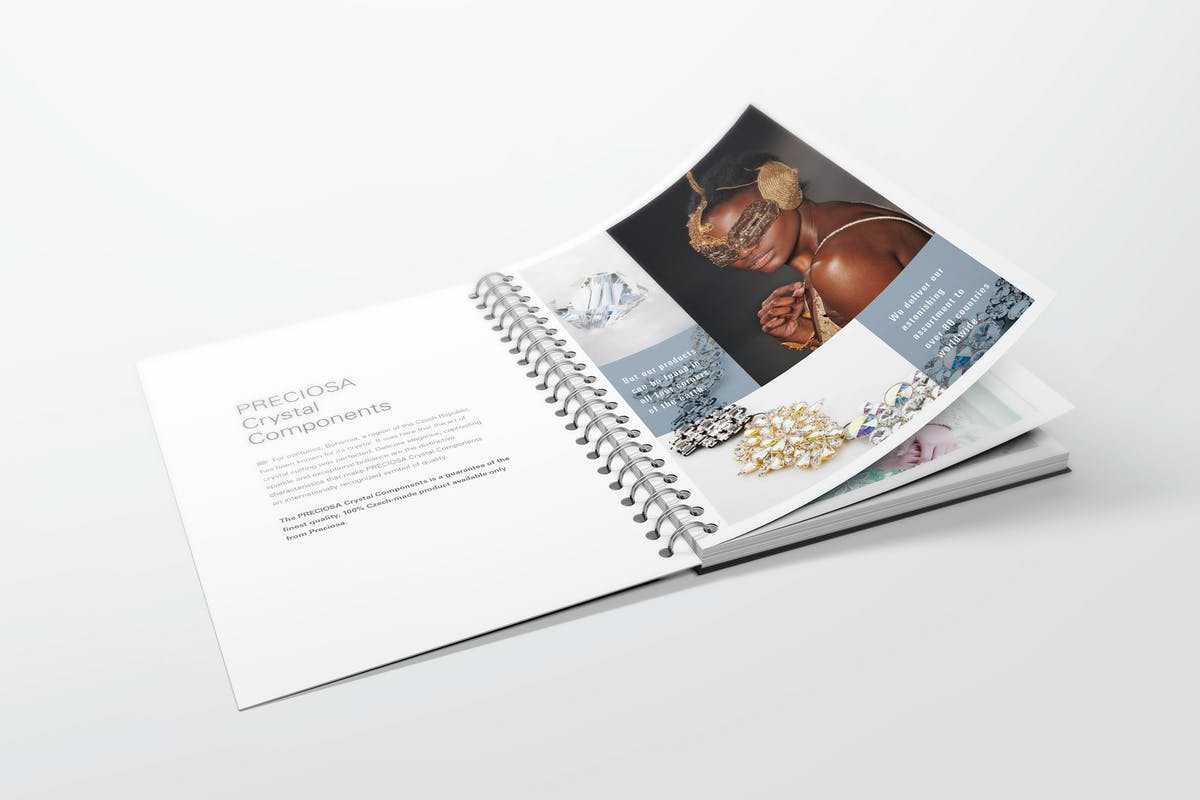 活页装订记事本/目录册样机 Spiral Bound Book / Catalogue Mockups 2插图