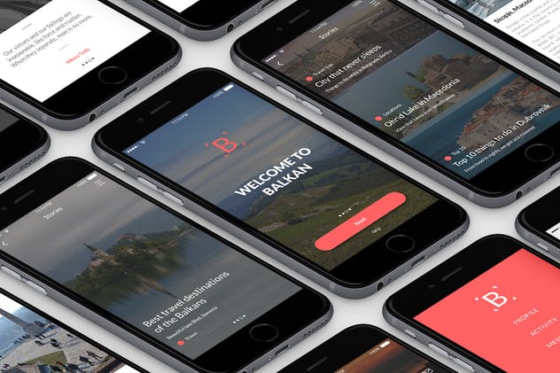 小众时尚轻奢商品电商APP UI套件 Balkan Mobile UI Kit插图(3)