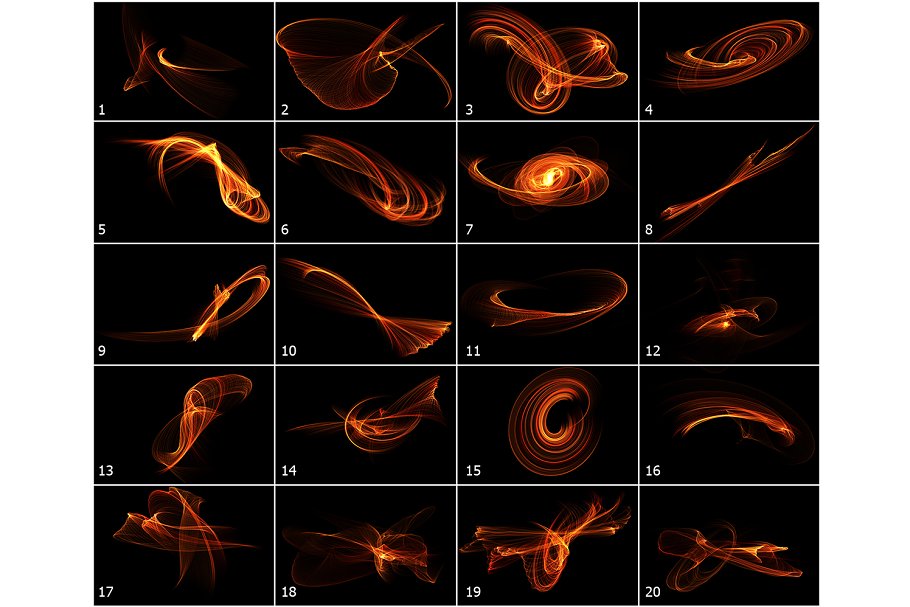 4K分辨率火焰耀斑叠层背景 4K Fire Flares Overlays Vol. 4插图(4)
