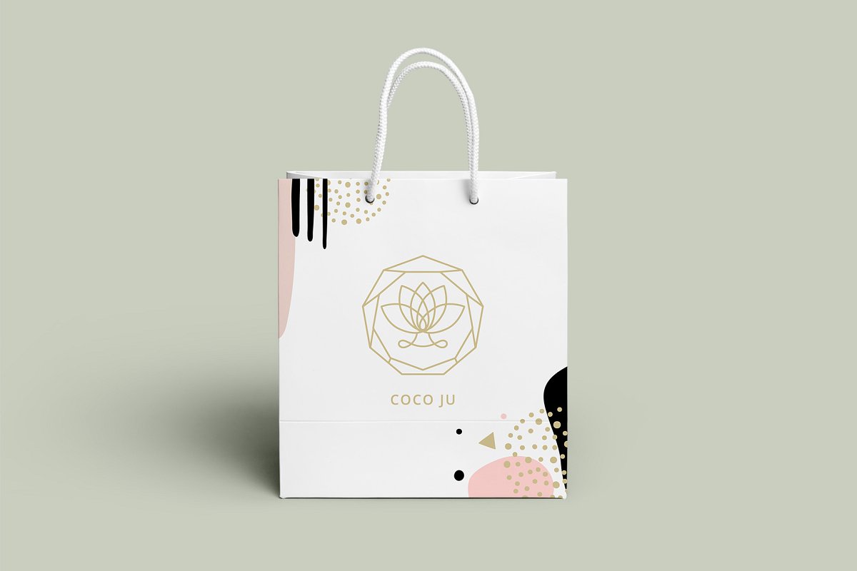 COCO时尚企业品牌套装设计模板插图(2)
