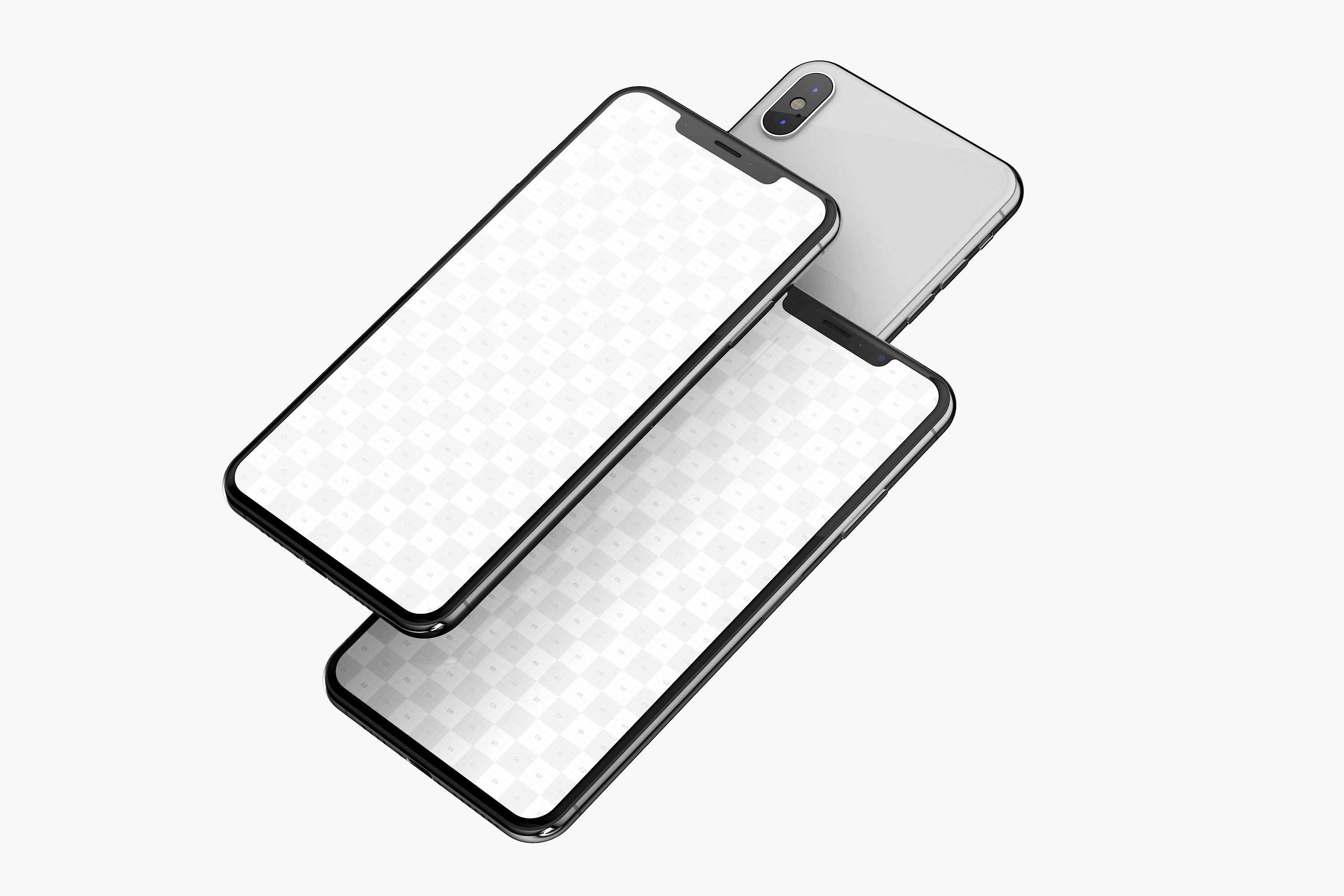 iPhone XS Max应用UI设计屏幕预览效果样机04 iPhone XS Max Mockup 04插图(1)