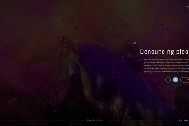 摄影作品展示页面PSD模板 Sepia Photo PSD Template插图(1)