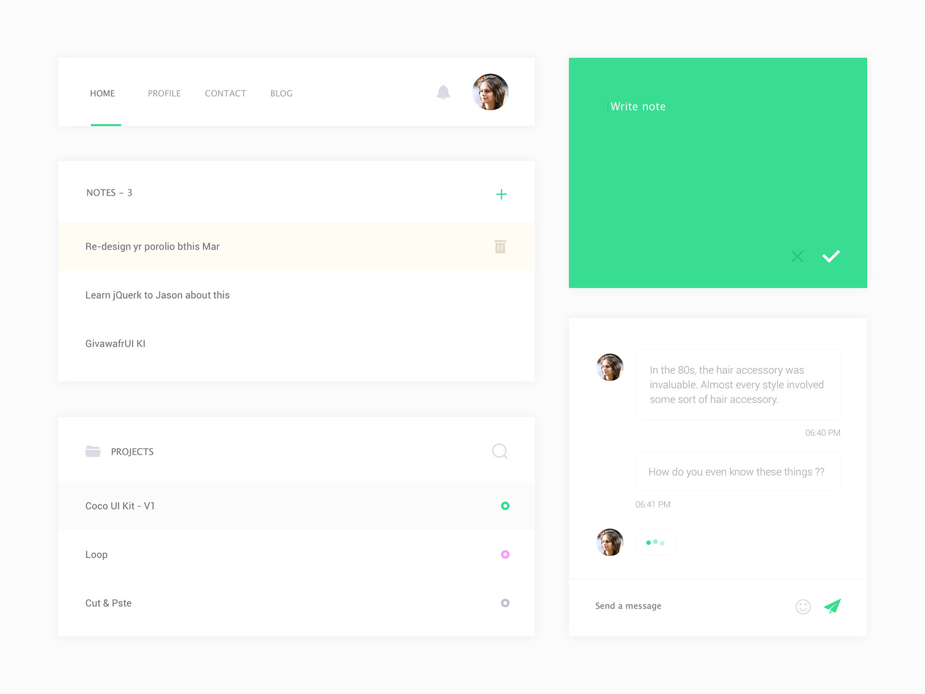 Coco 网页界面组件
