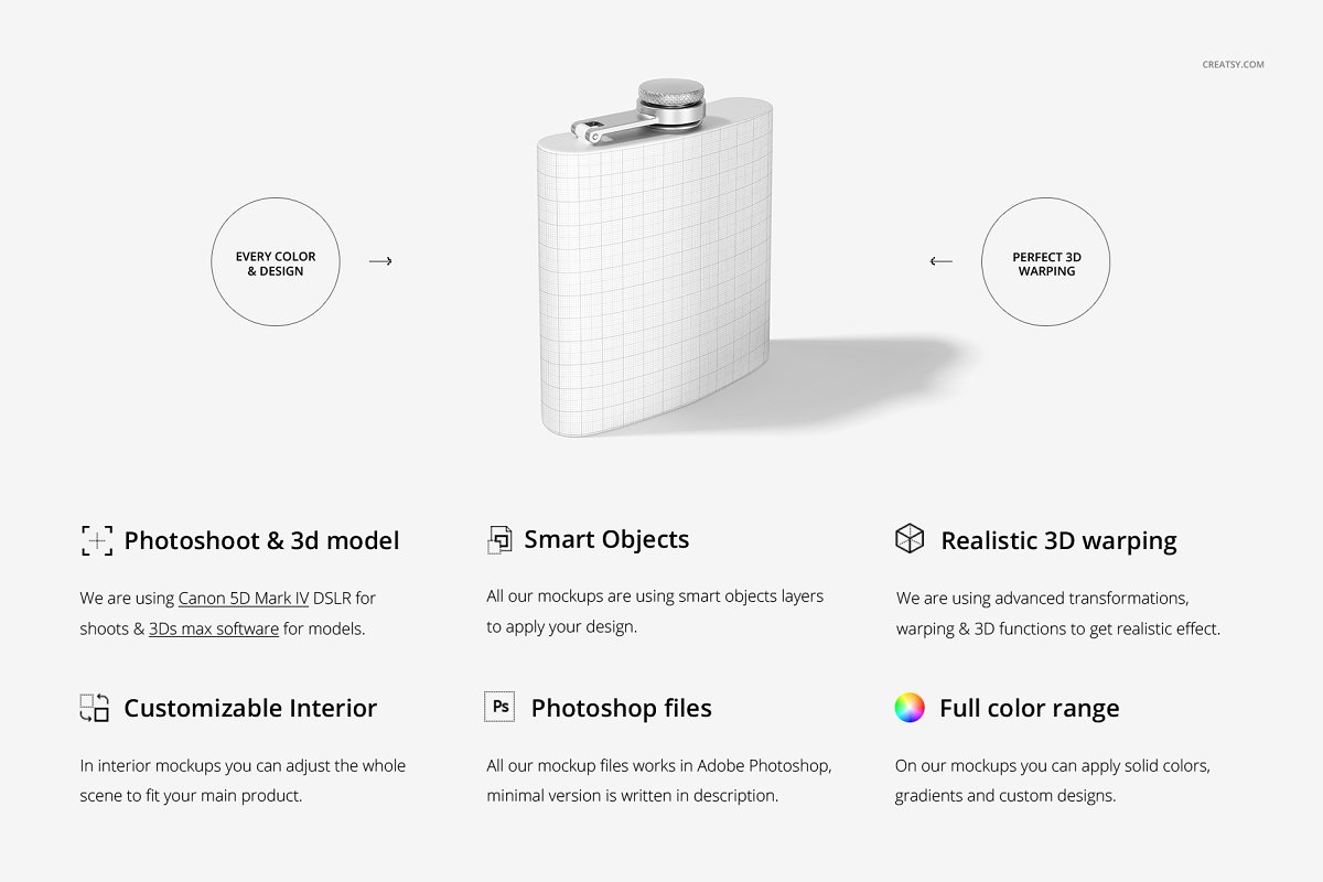 粉色涂层钢瓶包装样机展示模板插图(10)