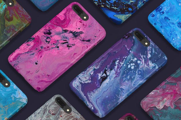 丙烯酸树脂抽象无缝背景纹理 Seamless Acrylic Abstraction Textures插图(4)