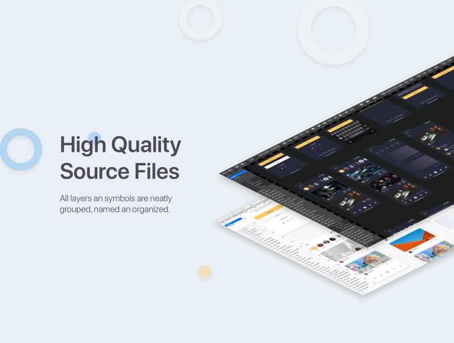 素材库下午茶：iOS规范下的社交APP UI KIT模板套装下载[Sketch,XD,Fig]插图(4)