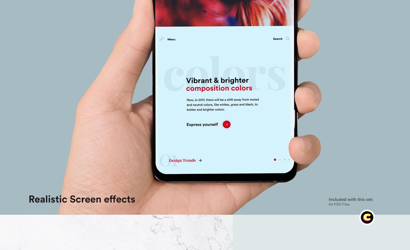 三星全面屏智能手机Galaxy S10样机 Mobile Mockups插图(3)