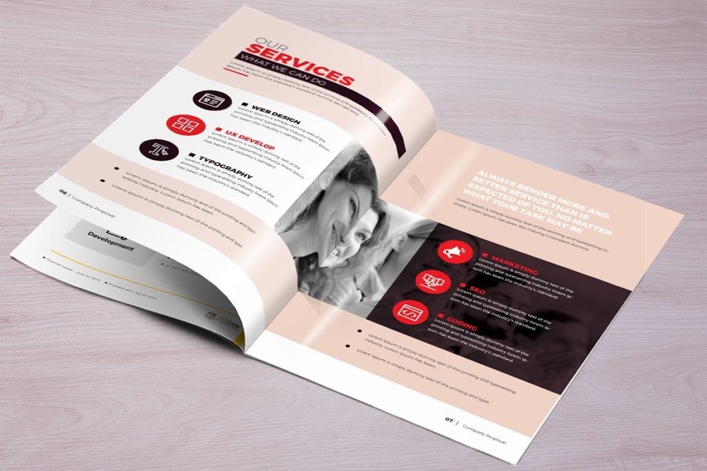 高品质实用企业画册模版下载[indd,pdf]插图(2)