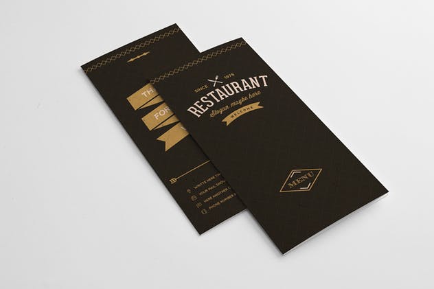 高端优雅餐厅菜单插画设计模板 Elegant Food Menu 3 Illustrator Template插图(7)