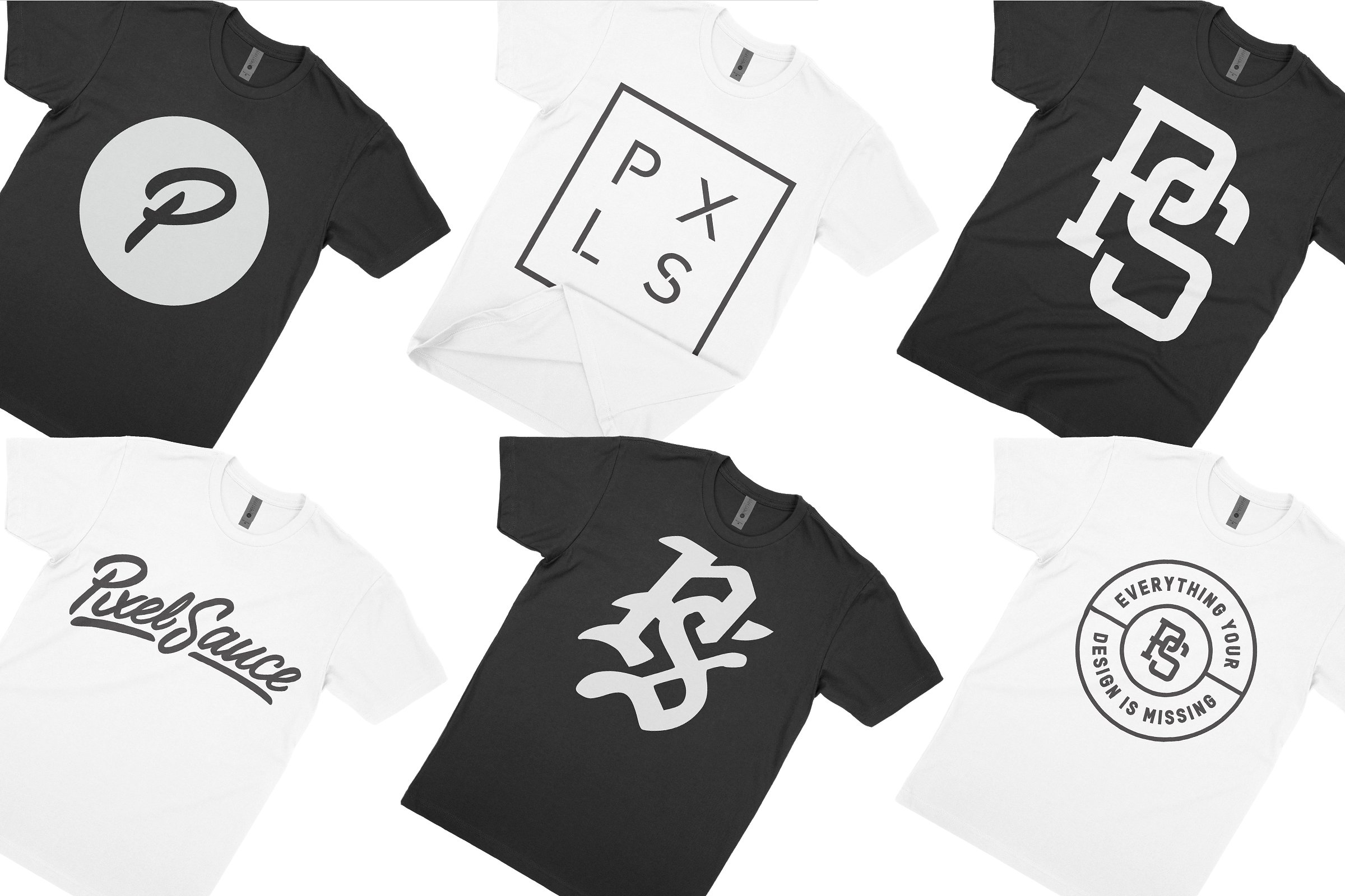 CVC面料男士T恤服装样机 Next Level 6210 Fitted CVC Crew Tee插图(1)