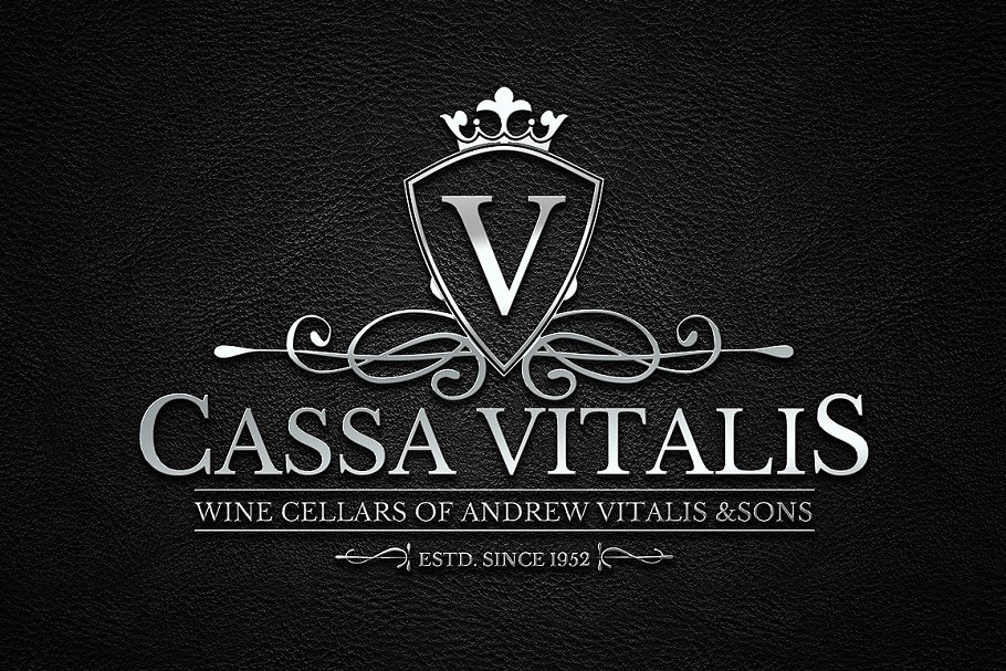 经典纹章Logo模板Vol.4  Heraldic Crest Logos Vol.4插图(2)