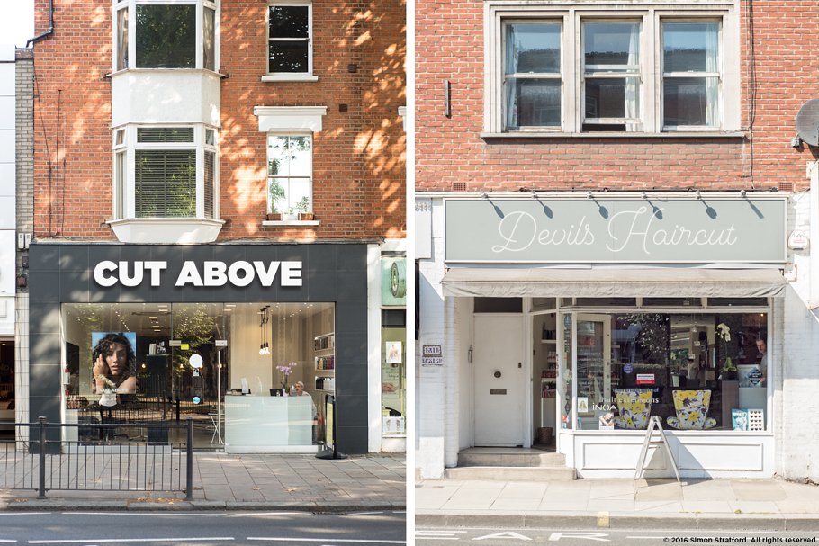 欧美店铺店招样机模板 Shop facade mockups 2 for photoshop插图(4)