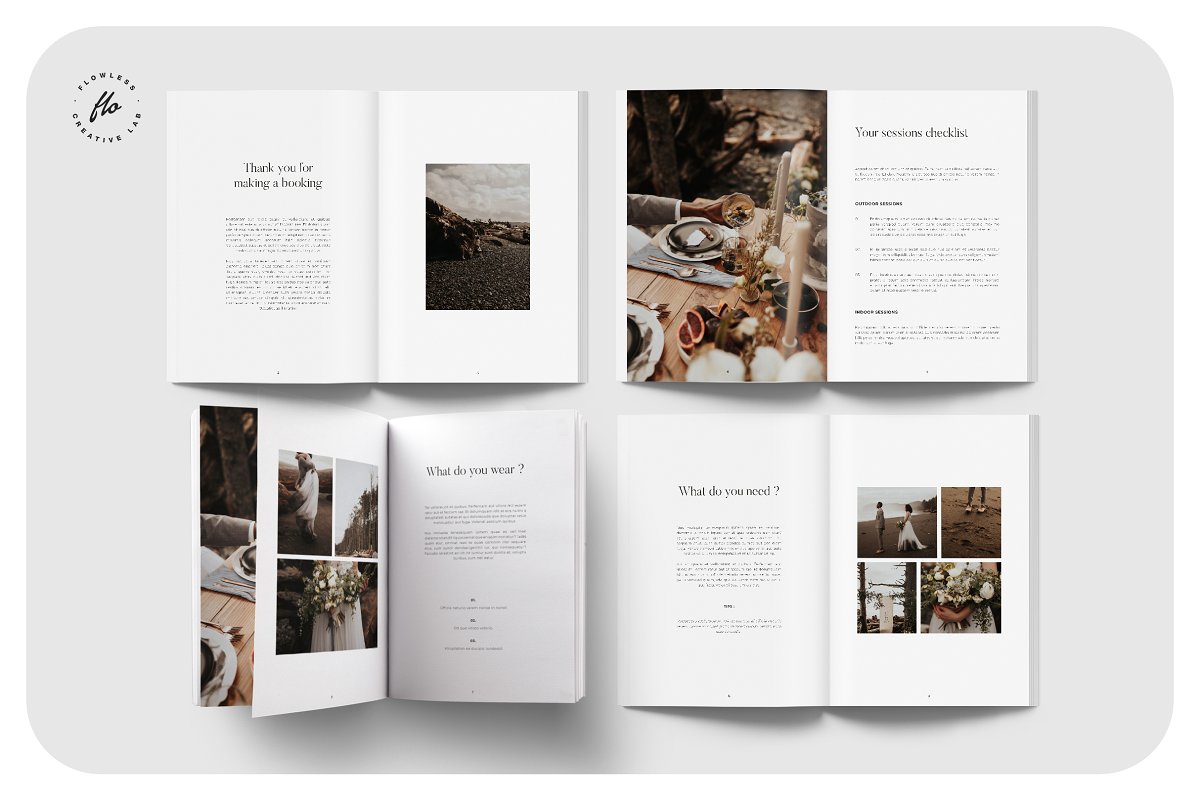 浪漫婚纱摄影指南画册模板下载插图(2)