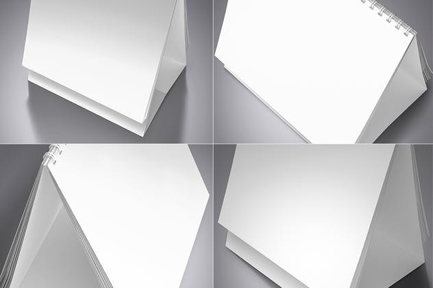 桌面日历设计展示样机模板v3 Desk Calendar Mock-Up vol.3插图(4)