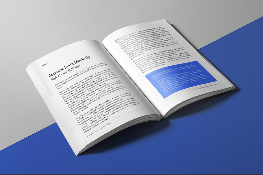 软封装图书样机模板 Book Mock-Up / Soft Cover Edition插图
