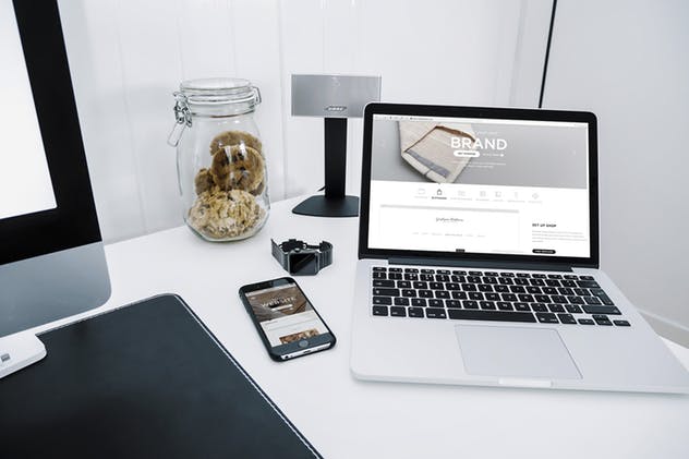 响应式网站设计案例演示多设备样机模板 Responsive Web App Display Mock-Up插图(5)