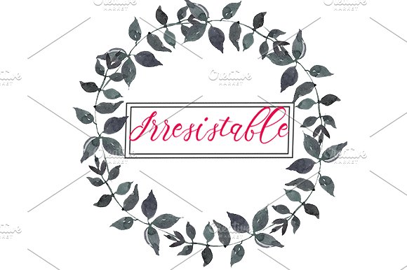 红色玫瑰花水彩剪贴画 Red Roses Watercolor Clipart Set插图(12)