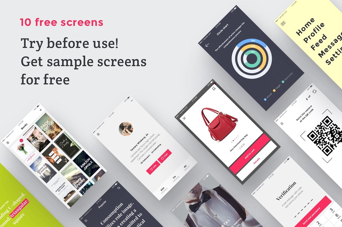 200+iOS 界面 UI 套件素材包 PORTAL UI PACK [SKETCH&PSD]插图(7)