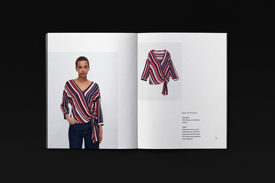时装杂志/时装款式产品目录设计模板 SATE – Catalog插图(3)