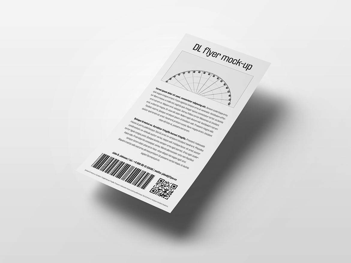 DL传单设计效果图样机素材库精选模板 DL Flyer Mock-Up插图(10)