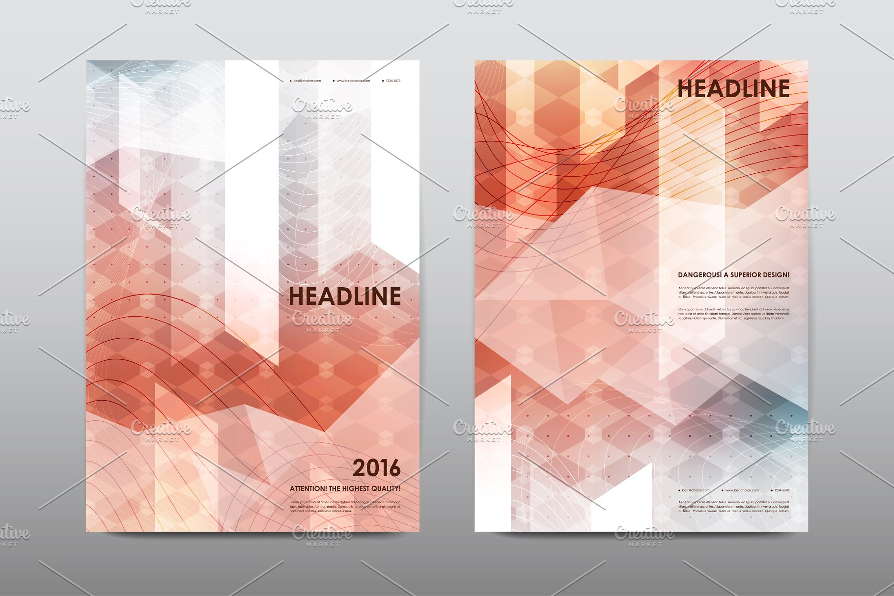 50+企业商业主题宣传小册子模板合集 50+ Business Brochures Bundle插图(28)