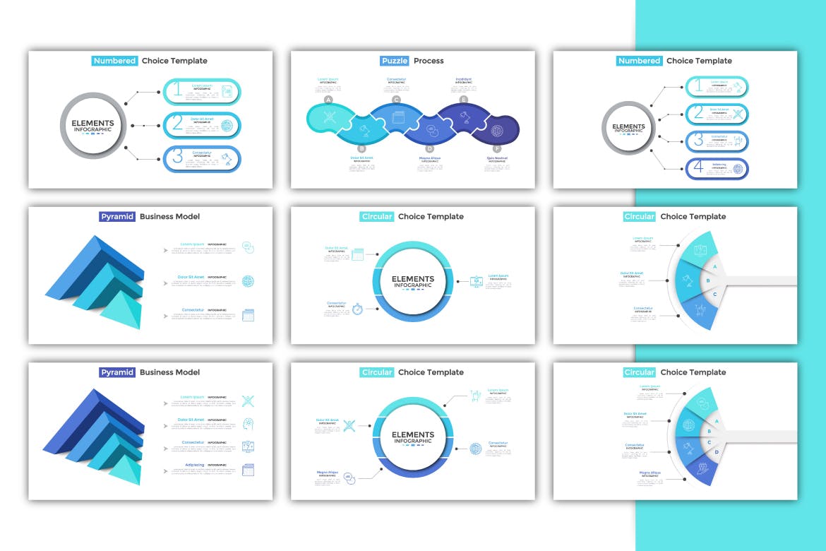 高端企业宣传PPT幻灯片设计模板下载 My Slides For Powerpoint插图(5)