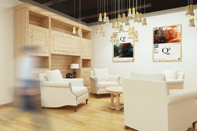 复古高档办公室品牌场景样机 Vintage Office Branding Mockups插图(4)