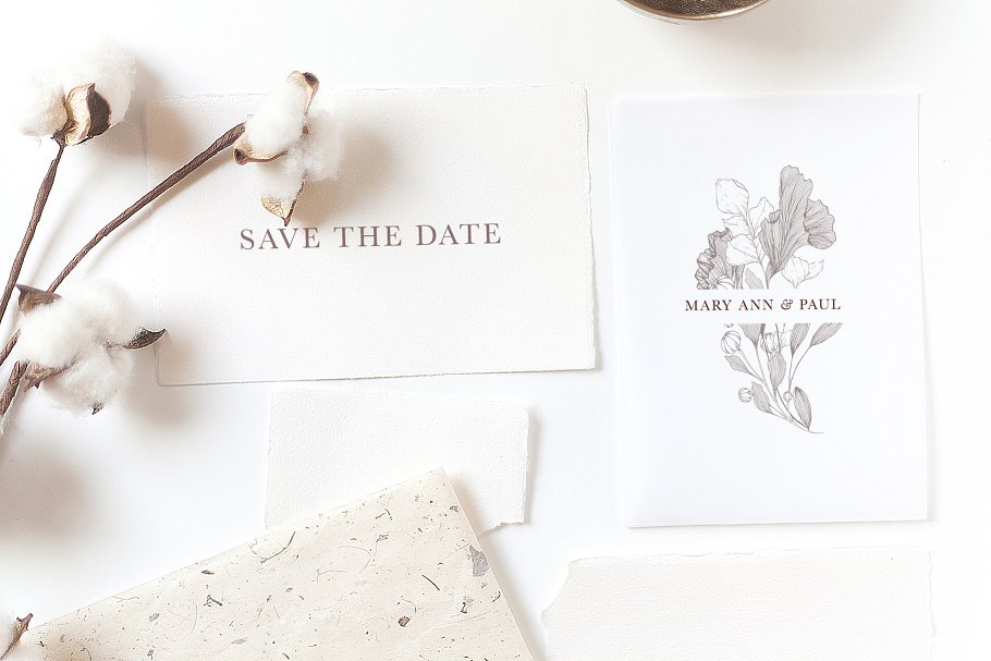 错综复杂花卉插图素材 Intricate Floral Illustrations插图(6)