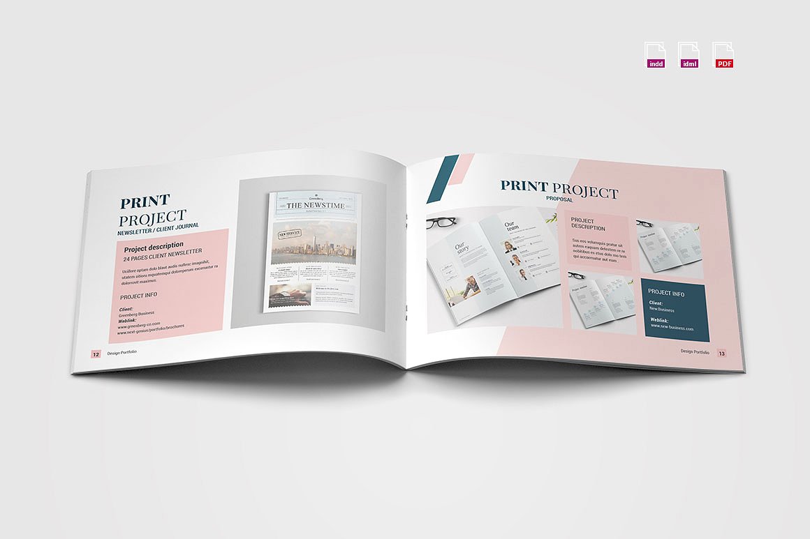 24P高端优雅的手册画册楼书设计模板插图(6)