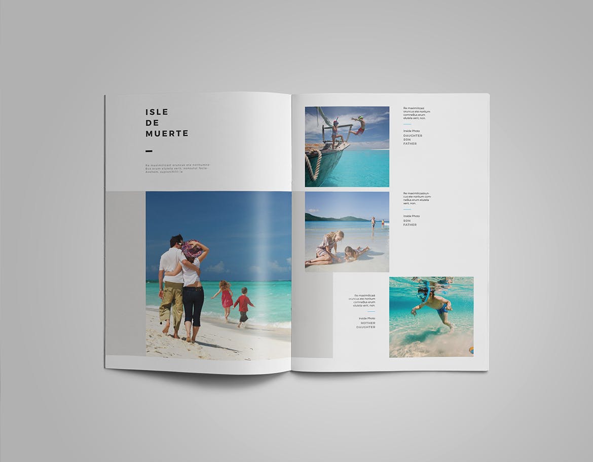 家庭相册相片集设计模板 Family Album Template插图(5)