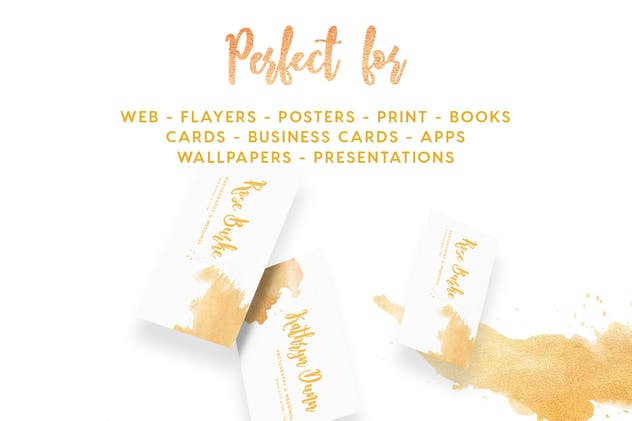 黄色水彩无缝纹理素材 Watercolor Seamless Textures – Yellow Pack插图(2)