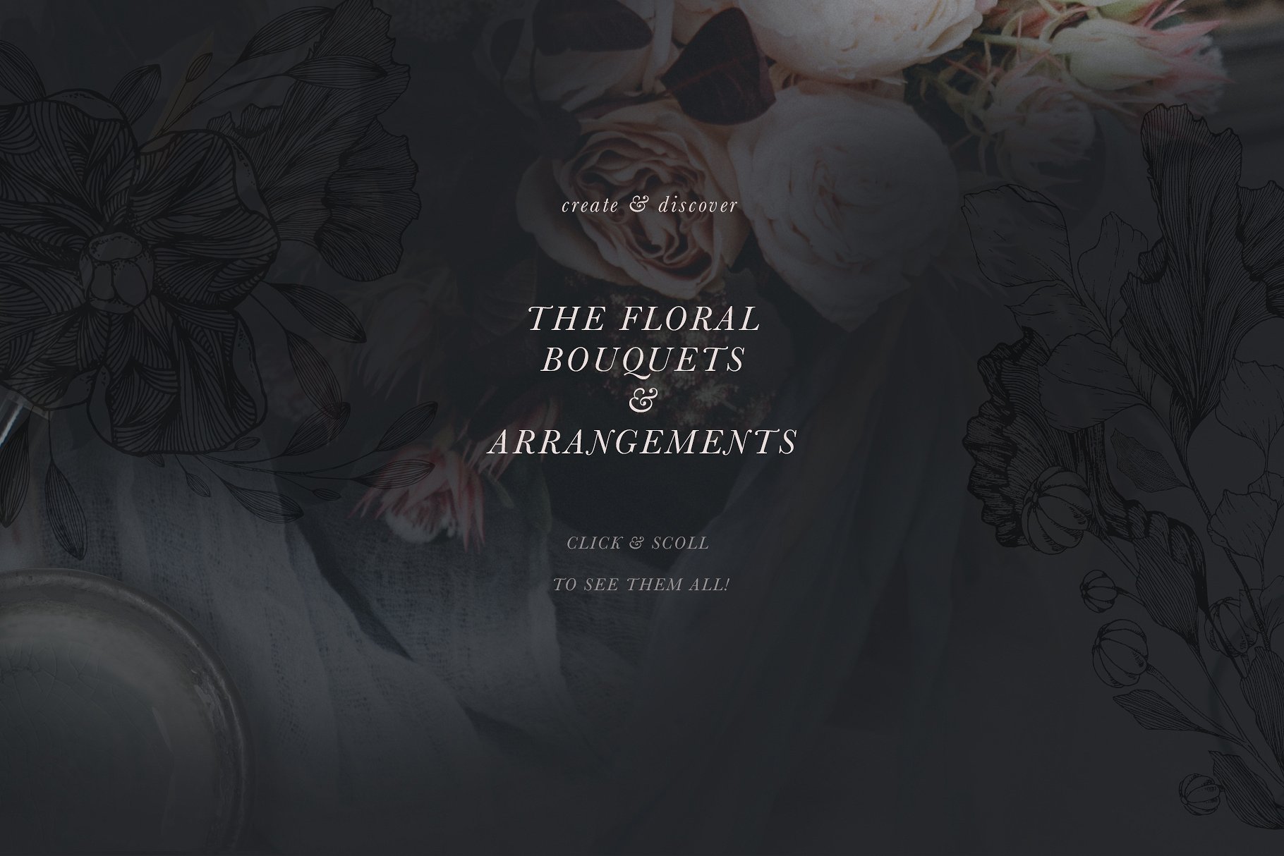 错综复杂花卉插图素材 Intricate Floral Illustrations插图(3)