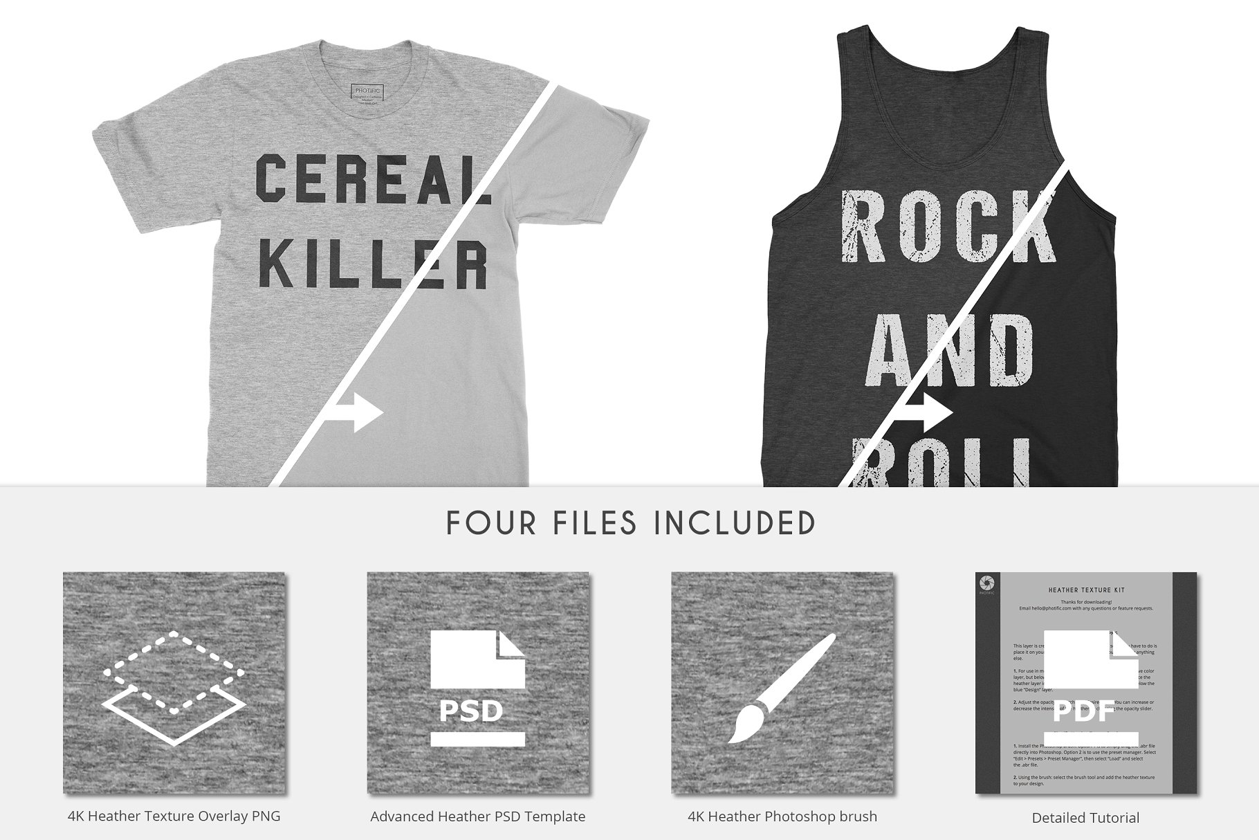 杂色纹理背景合集 Heather Texture Bundle插图(1)