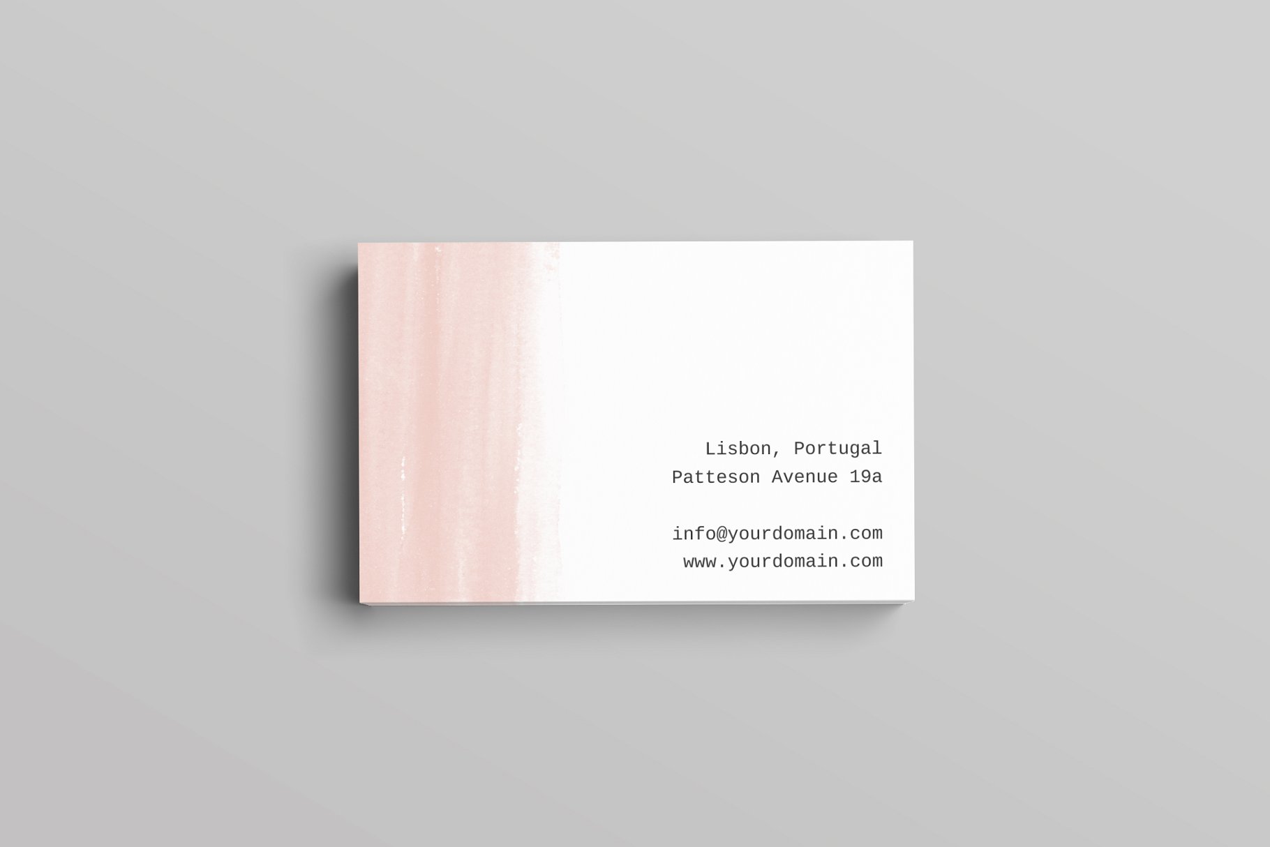 现代简约商务名片模板 Lisbon Business Card Template插图(3)