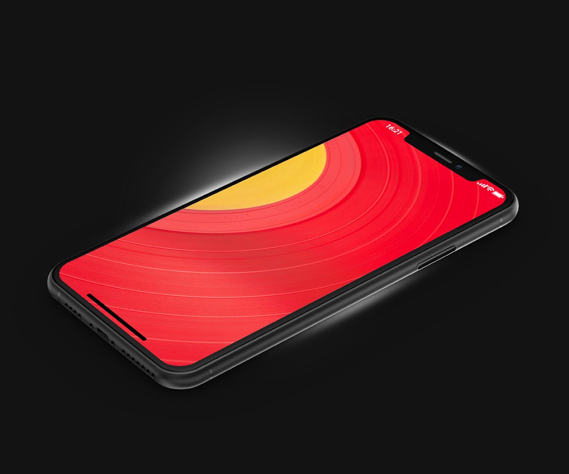 酷黑色iPhone 11 Pro Max屏幕预览素材库精选样机模板 Phone 11 Black PSD Mockups插图(2)