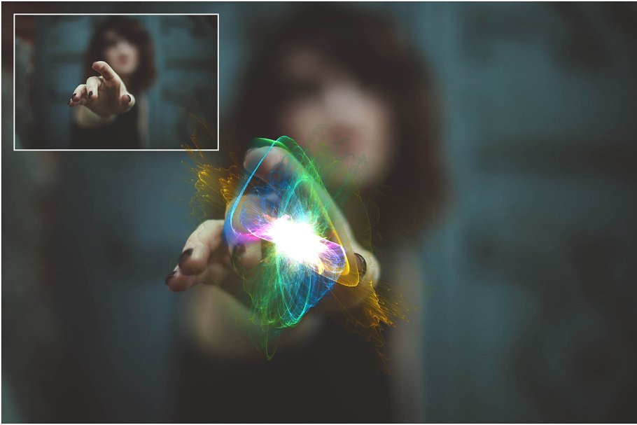 5K奇幻彩虹叠层背景 5K Rainbow Supernova Overlays插图(1)