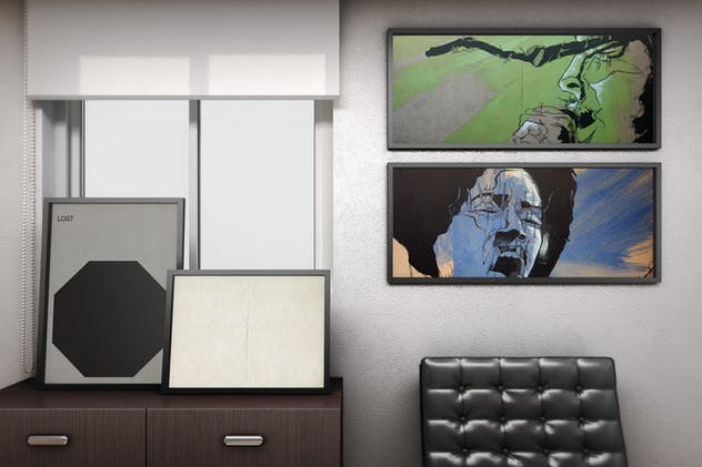 高级办公室场景画框样机模板 The Office MockUp插图(10)