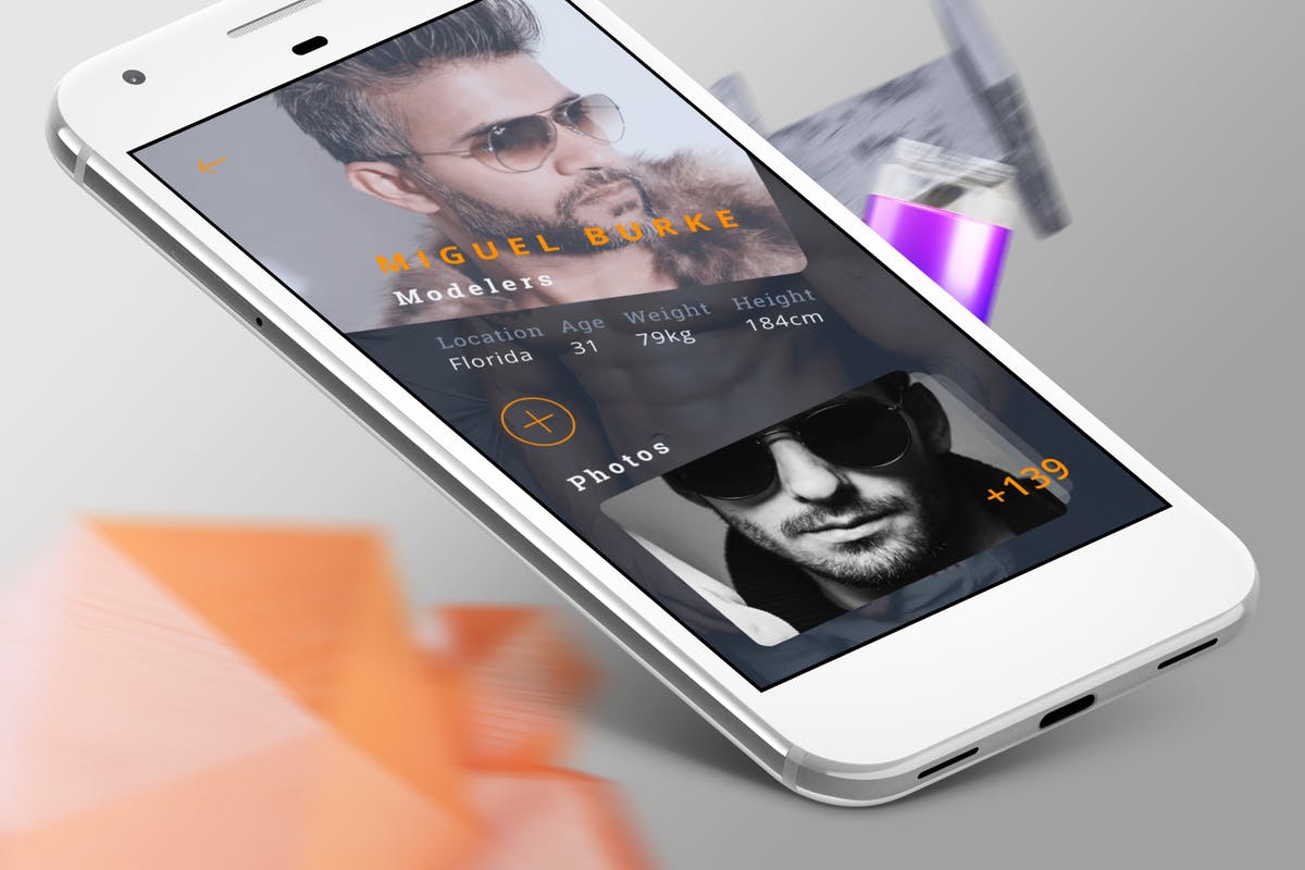 线上用户中心APP界面展示UI套件8 – TH Profile 8 Mobile Ui – TH插图