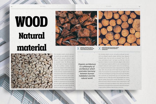 杂志排版设计模板 Textures Magazine插图(13)