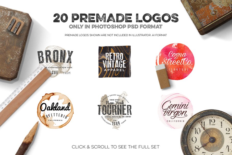 Logo创意设计素材包 Logo Creation Kit Vol.5插图(5)