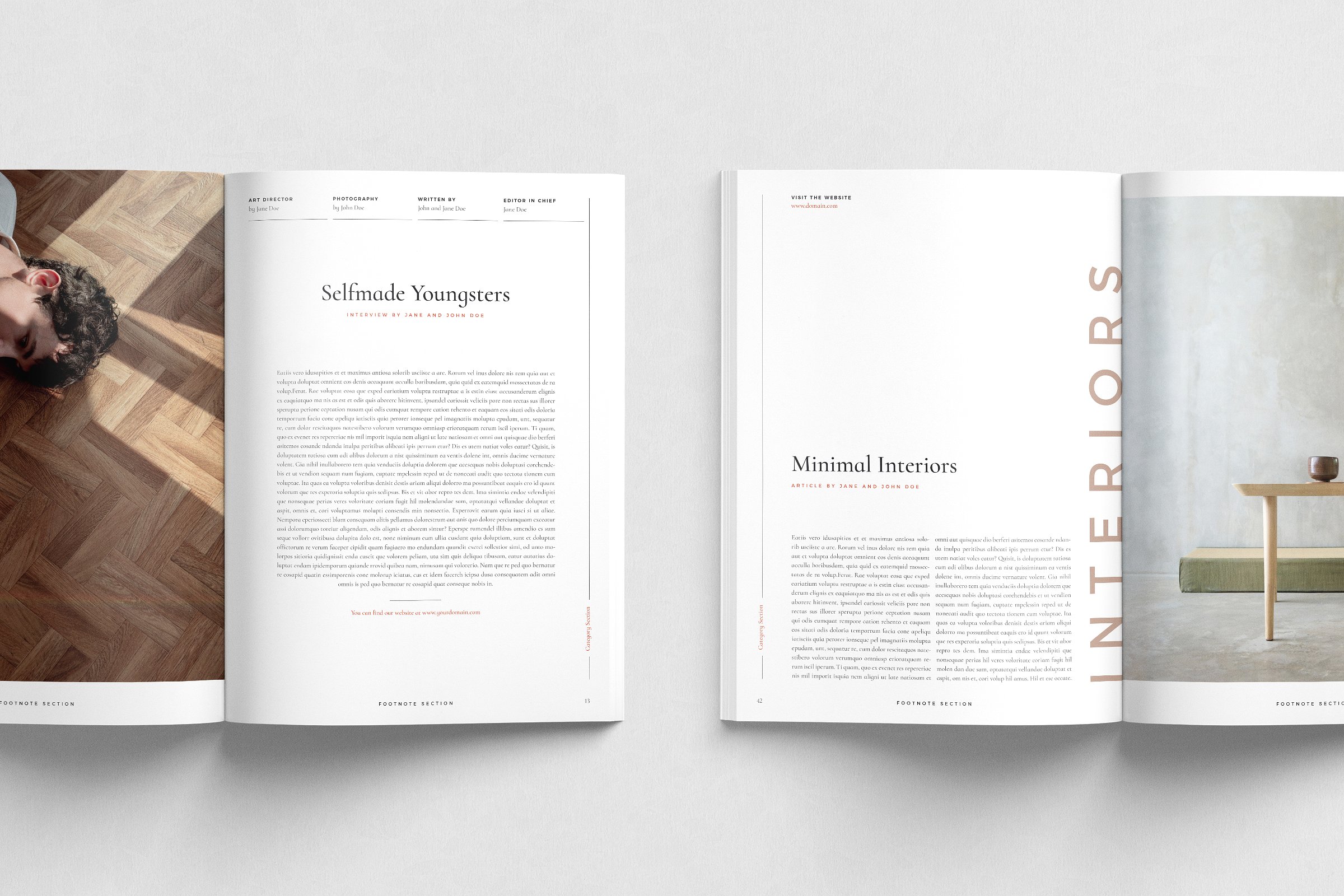 简约时尚摄影产品杂志模板 San Francisco Magazine插图(4)