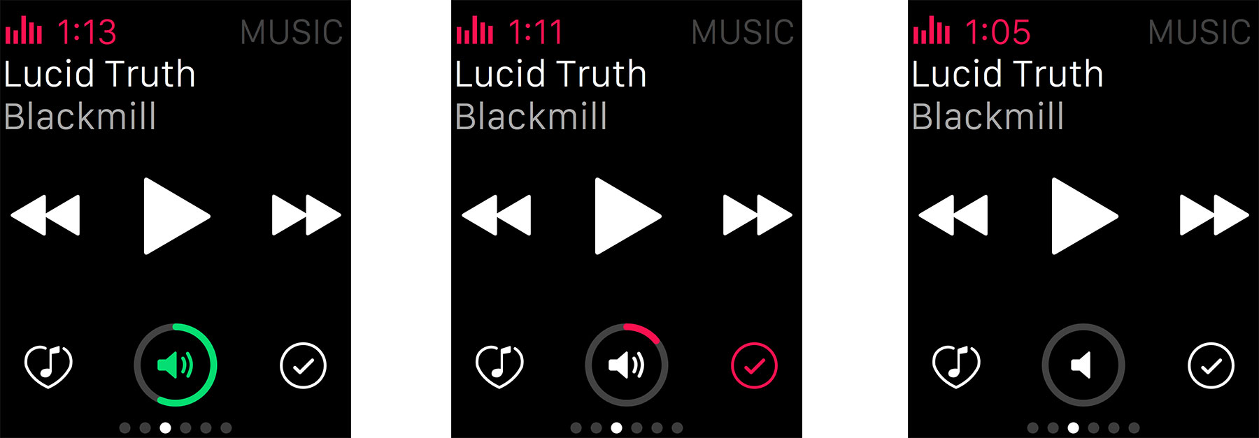 Now Playing Watch OS 2