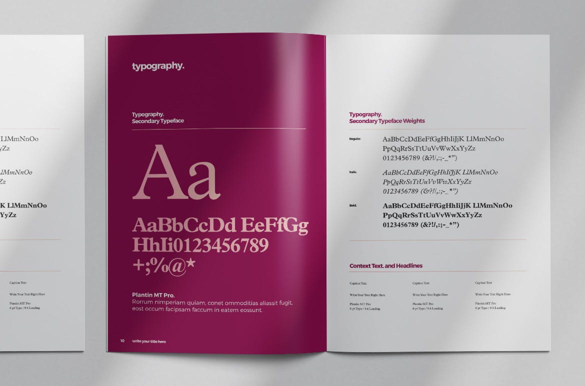 品牌指南/品牌规范手册排版设计模板 Brand Style Guide Layout插图(7)