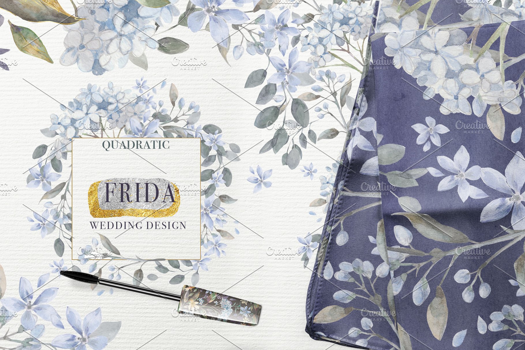 极力推荐：奢华瓦伦西亚·水彩素材包 "VALENCIA" collection [2.87GB]插图(5)